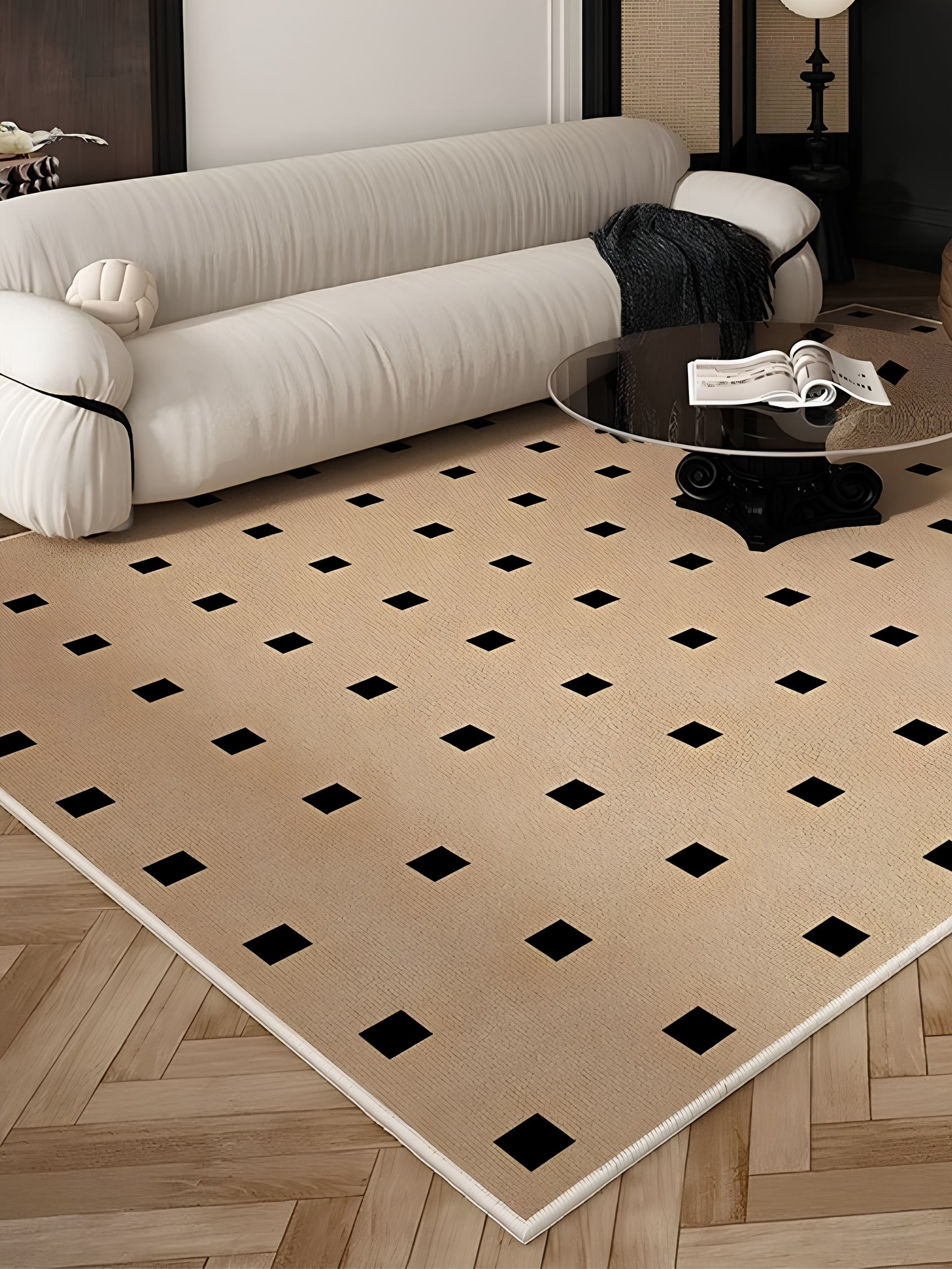 Tapis beige de la collection Prestige