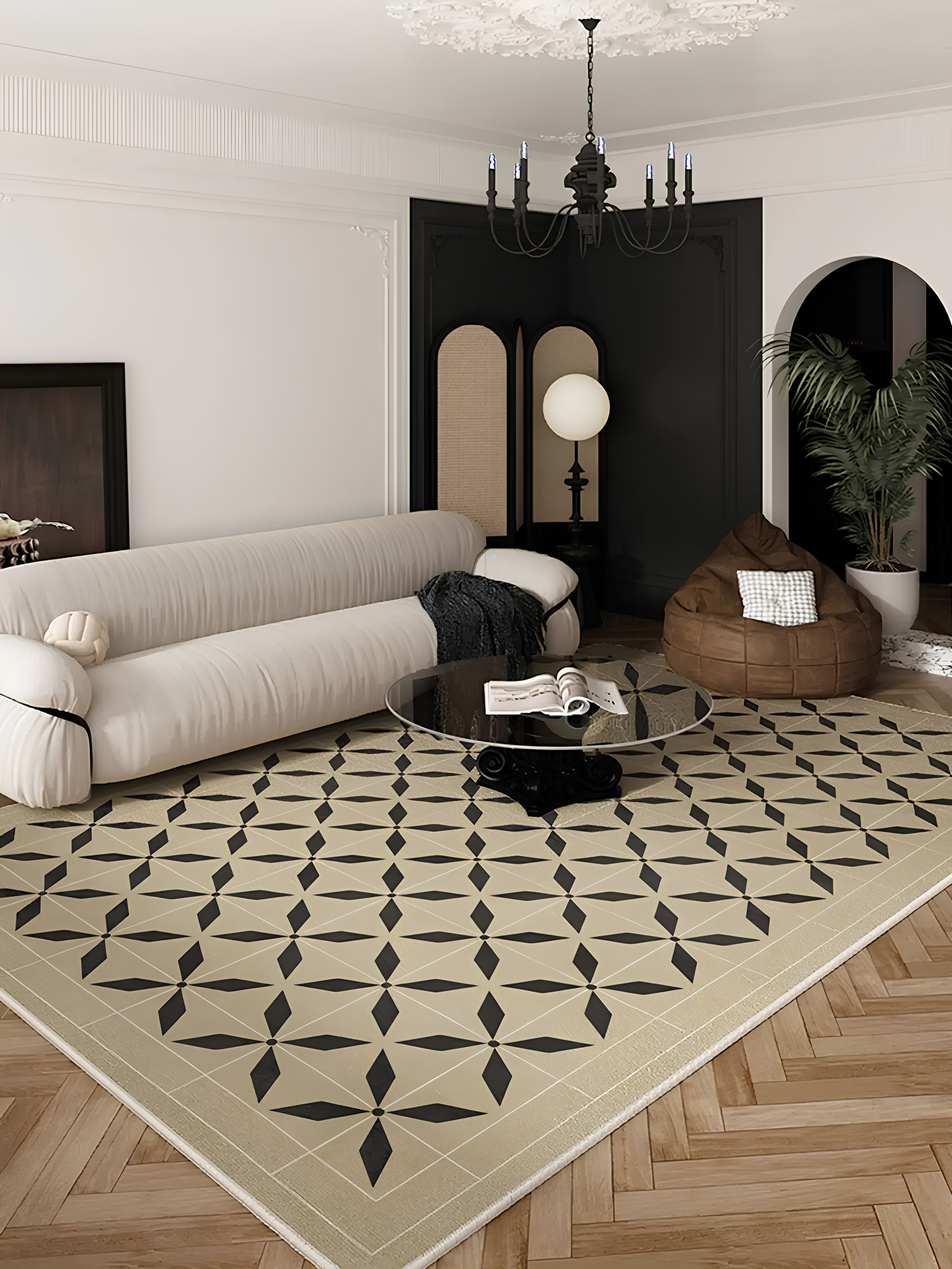 Tapis beige de la collection Prestige