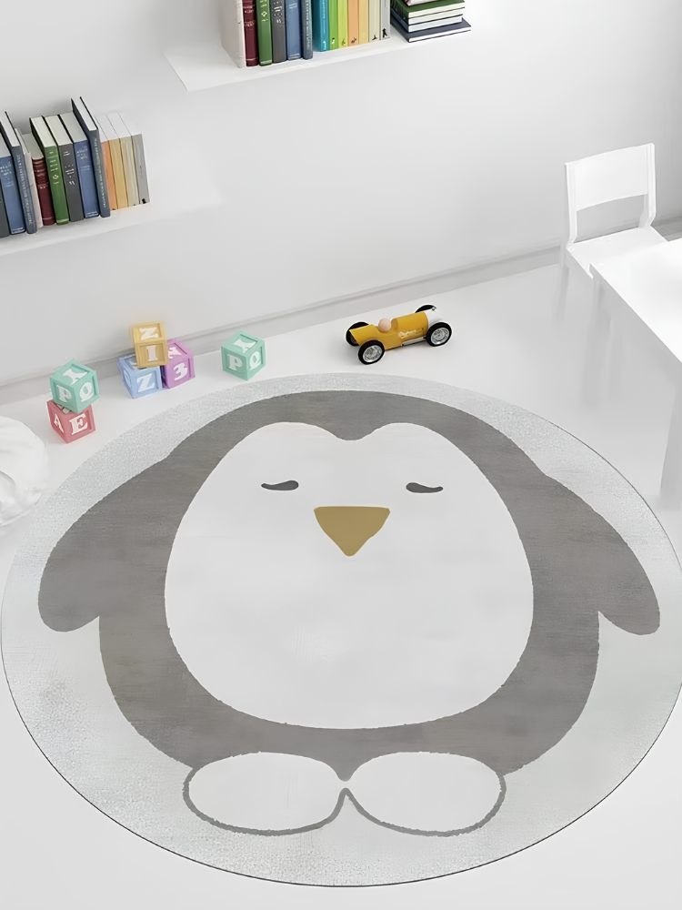 Tapis Pingouin, tapis pour chambre d'enfant